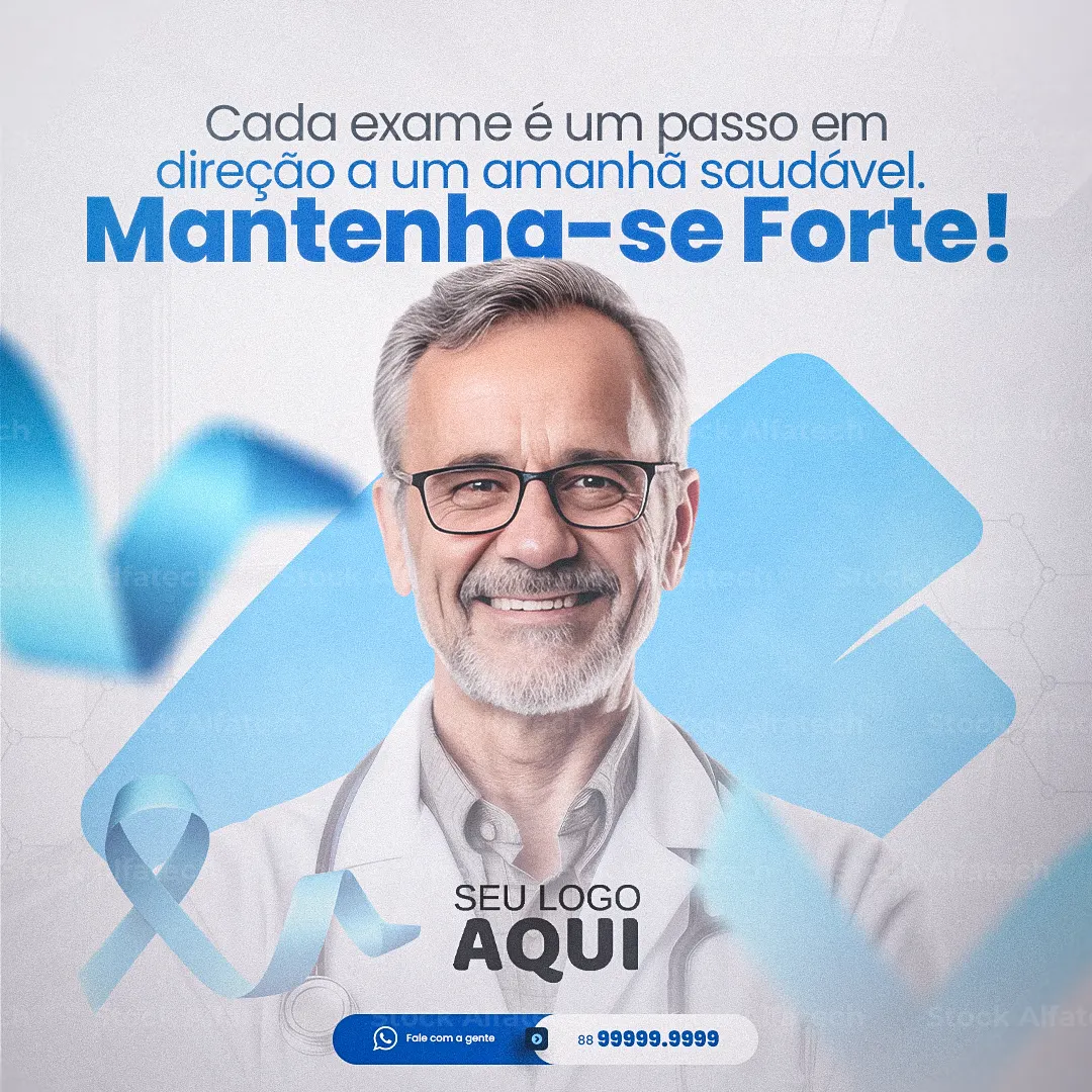 Conscientização sobre a saúde do homem — Psd flyer 100% editável