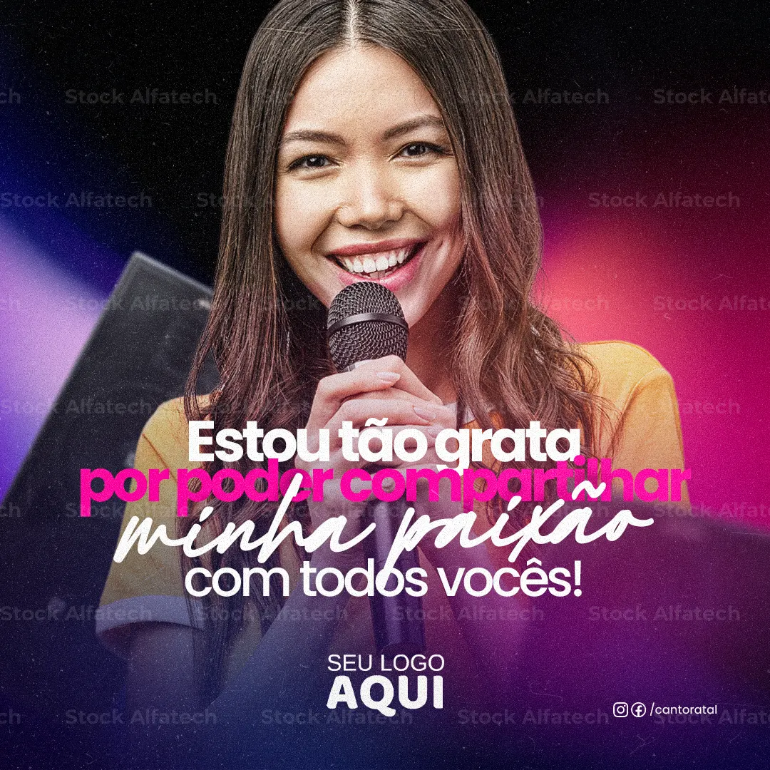 Agenda de shows para artista músico em Psd flyer 100% editável
