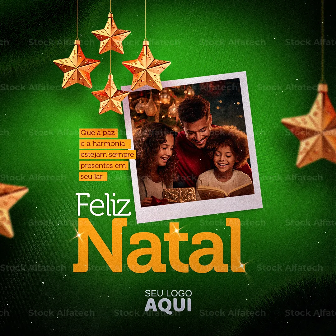 Mensagem natalina para redes sociais — Psd flyer 100% editável
