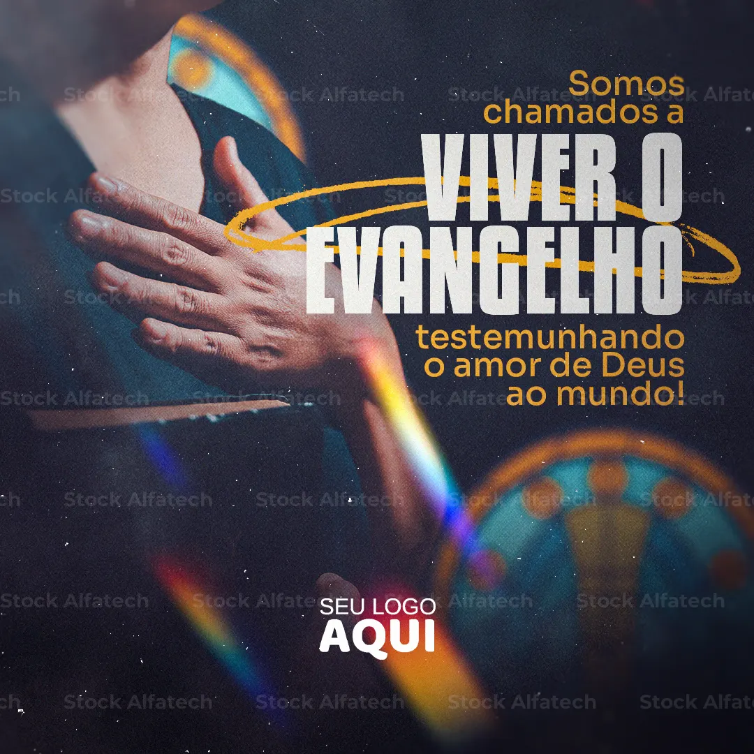 Semana Santa na paróquia em Psd flyer 100% editável