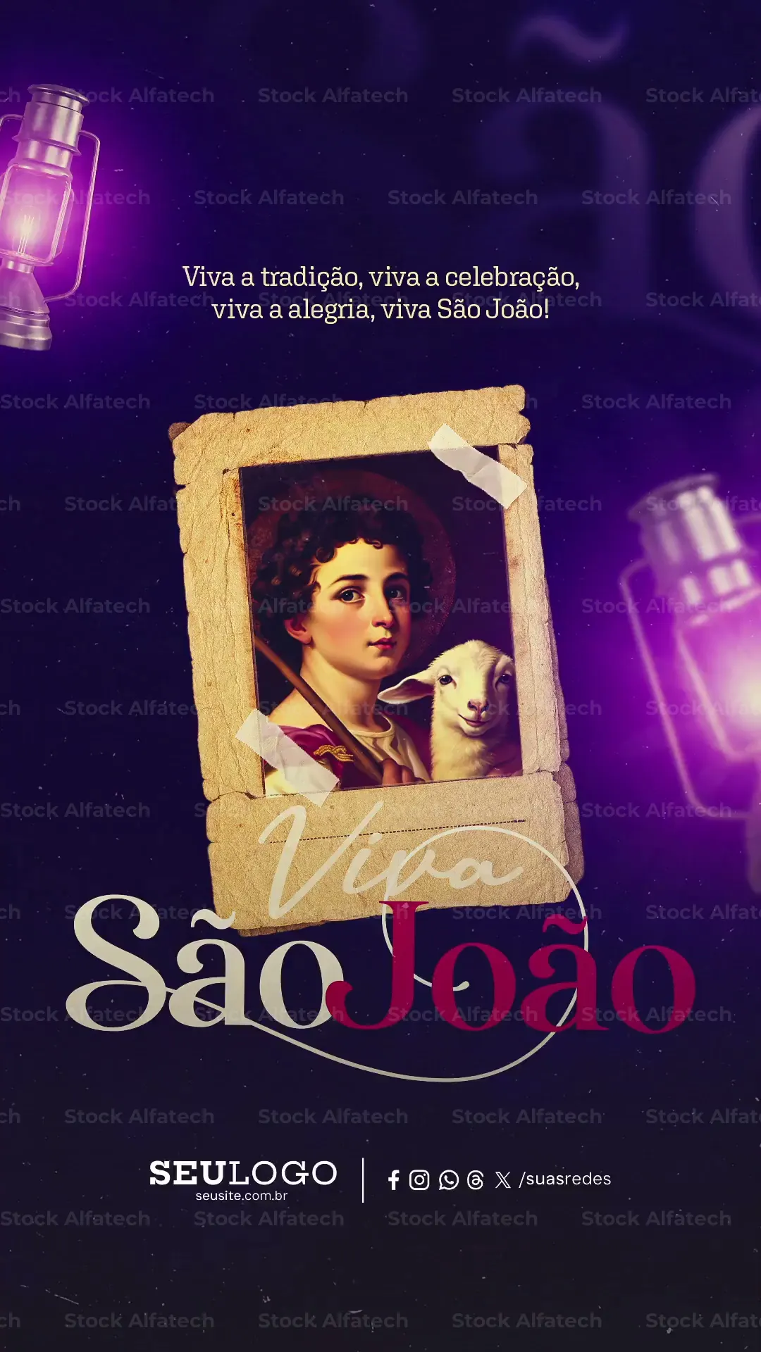 Storys Viva São João Tradição Celebração e Alegria After Effects Projeto 100% Editável