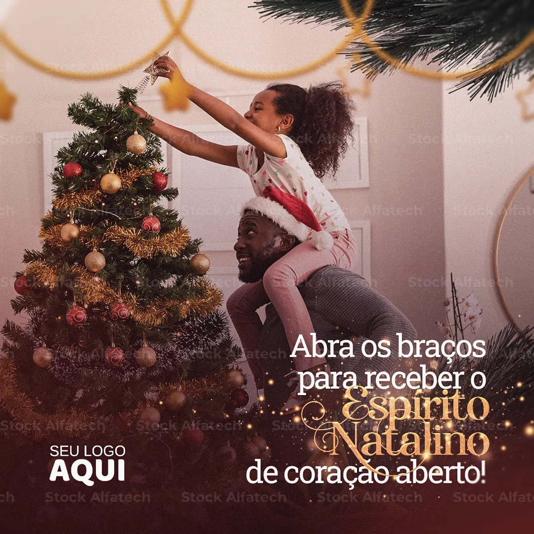 Natal abençoado para todos — Psd flyer 100% editável