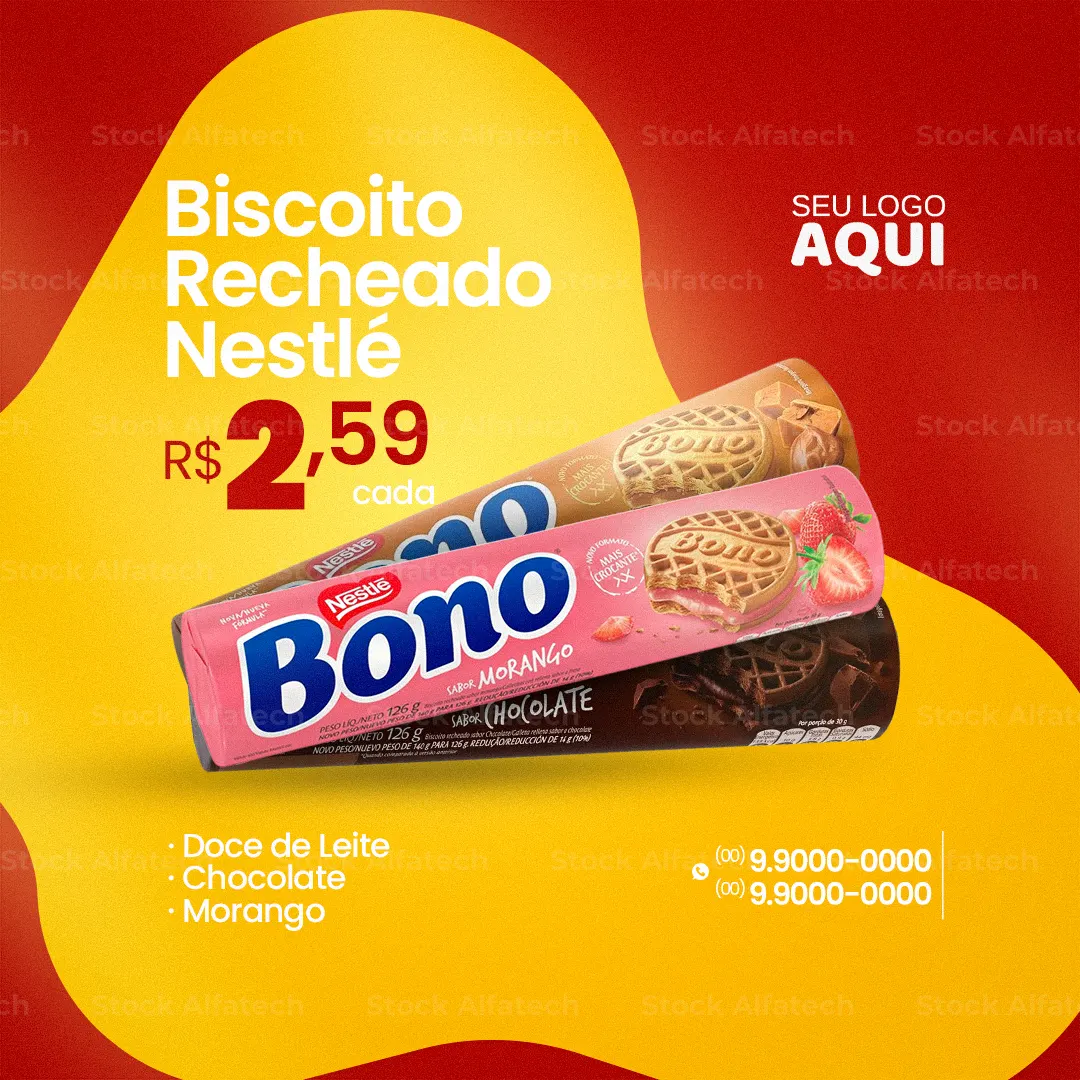 Biscoito recheado nestlé