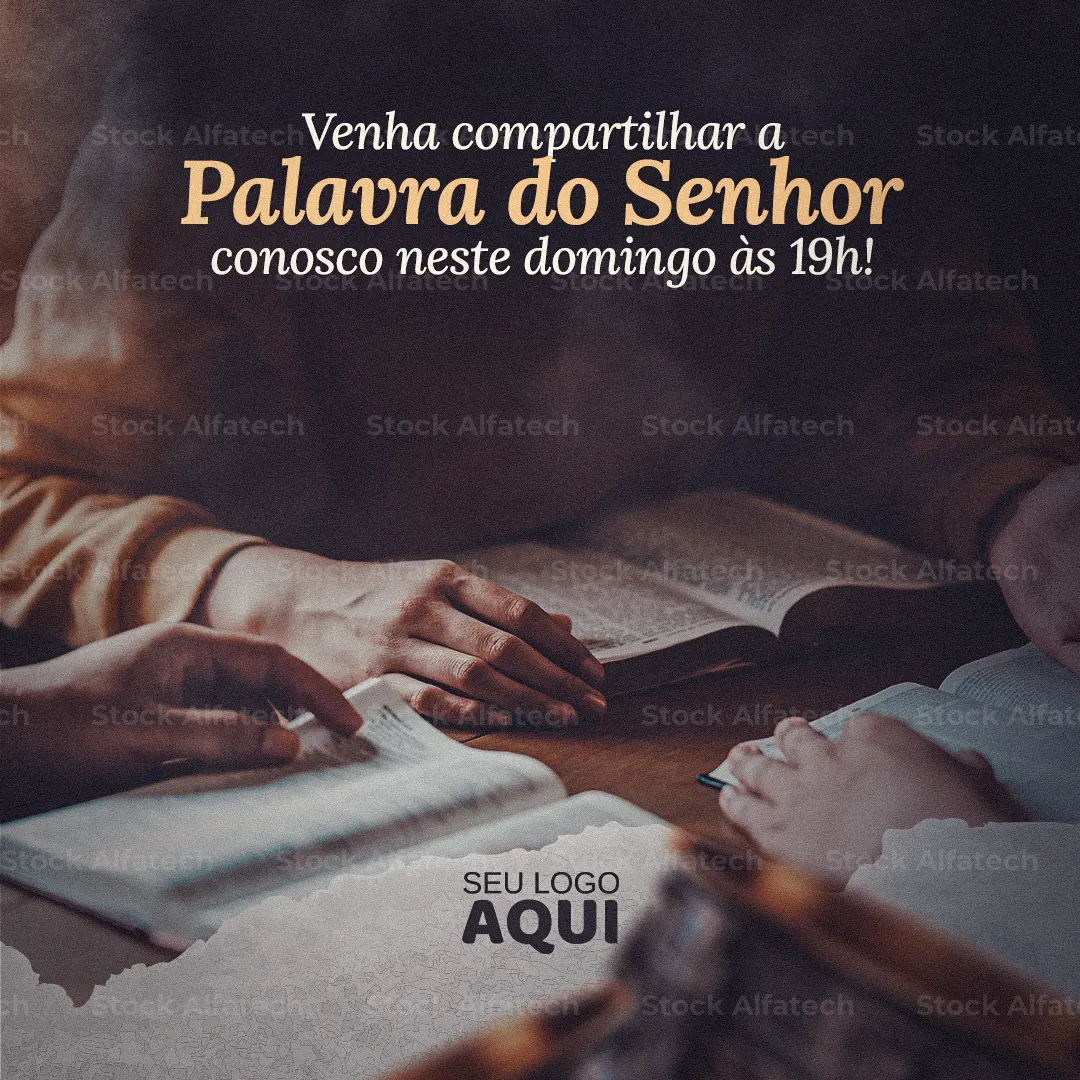 Igreja Católica em momento de fé em Psd flyer 100% editável