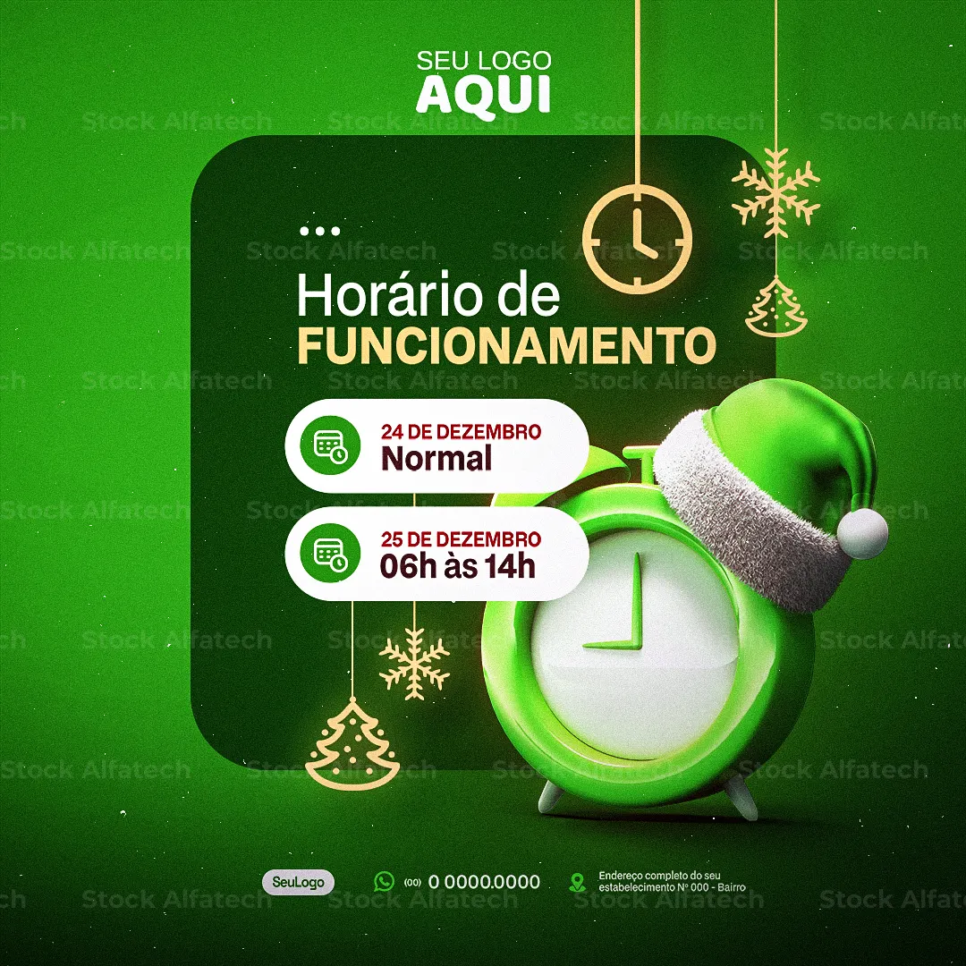 Psd flyer 100% editável para Então é Natal com clima de celebração