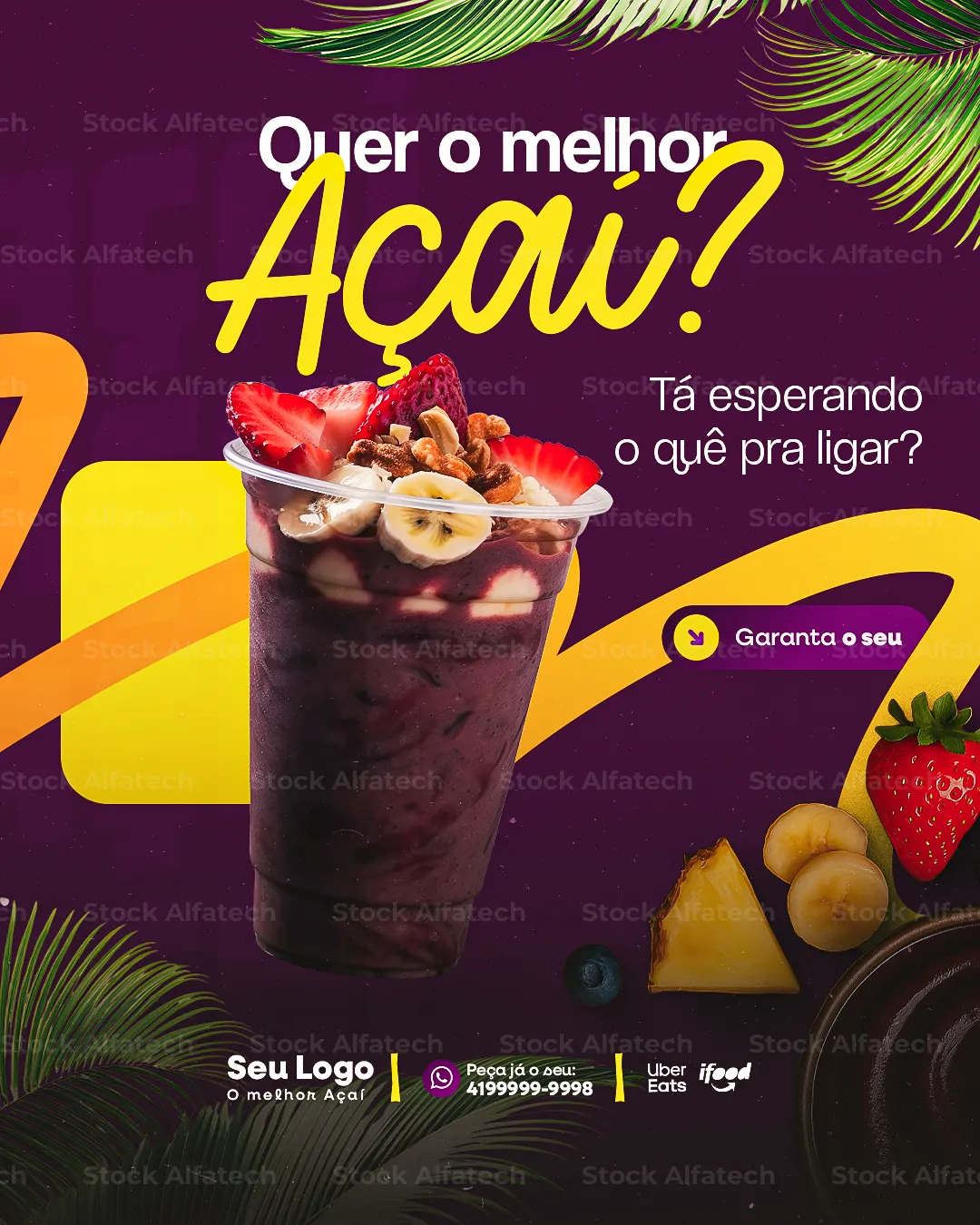 Aquele açaí que dá vontade de pedir agora e repetir amanhã