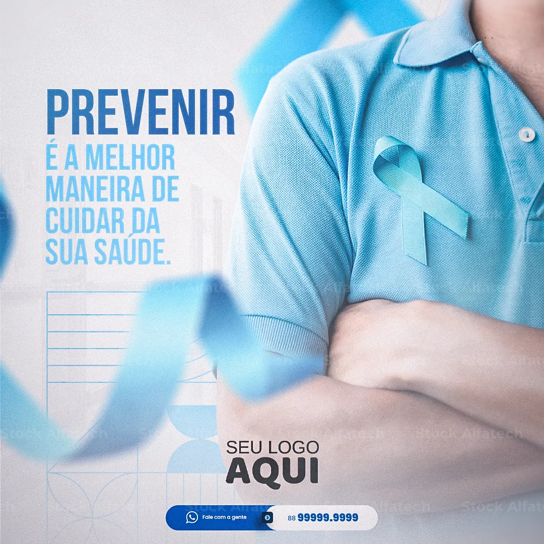 Prevenir é um ato de responsabilidade em Psd flyer 100% editável