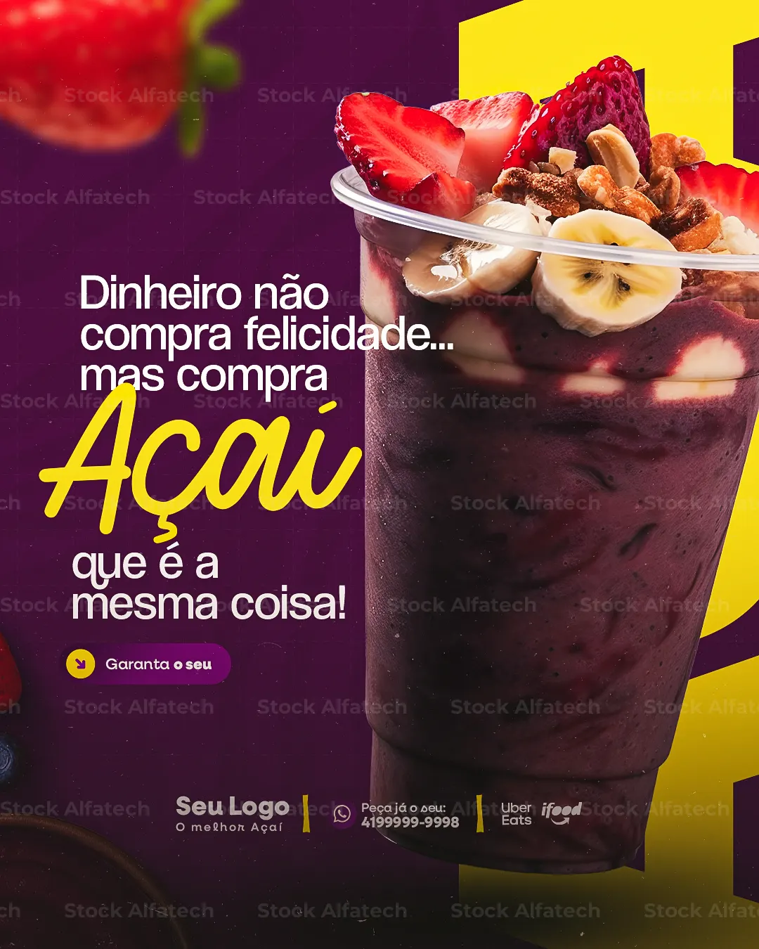 O seu dia começa melhor com a energia e o sabor único do açaí