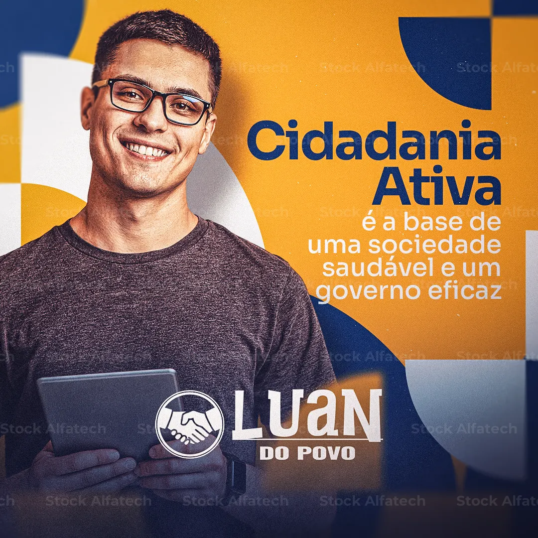 Psd flyer 100% editável para chamada de reunião política