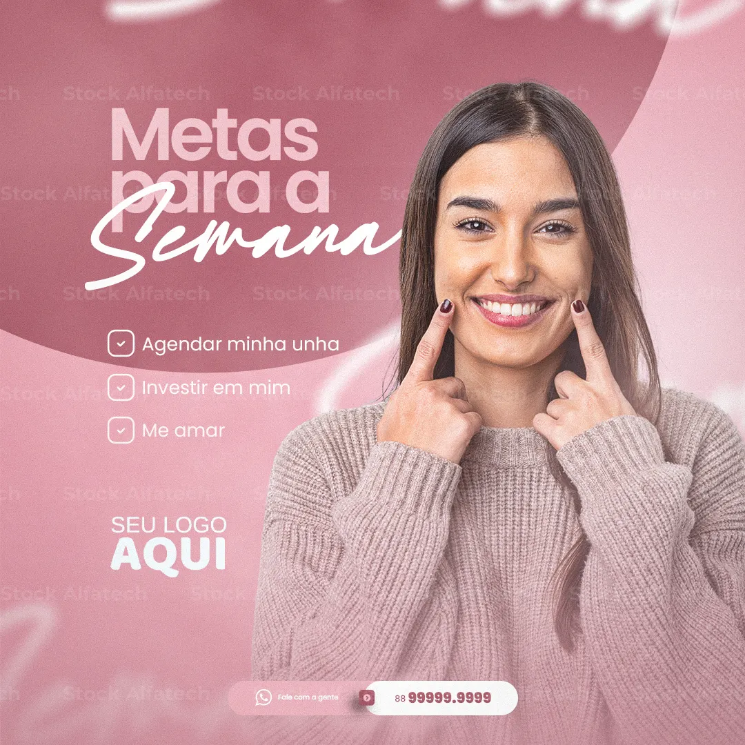 Psd flyer 100% editável com oferta de esmaltação em gel