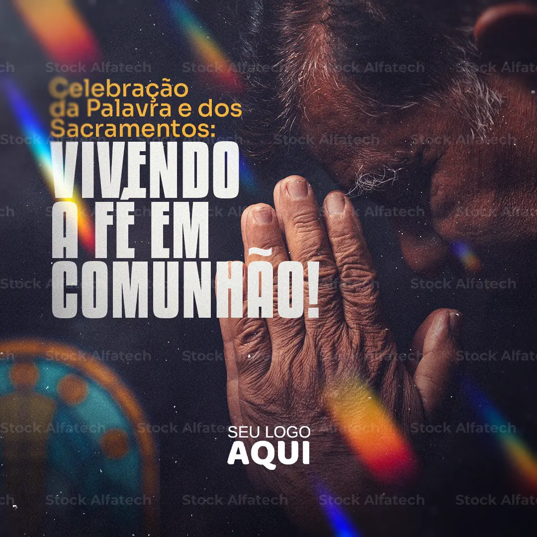 Psd flyer 100% editável para Domingo de Ramos na Igreja Católica