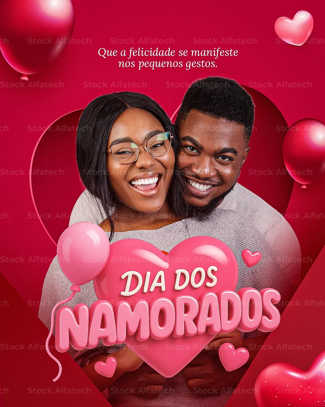 Amor que transborda: template com foto para destacar conexão, carinho e cumplicidade — Psd feed 100% editável