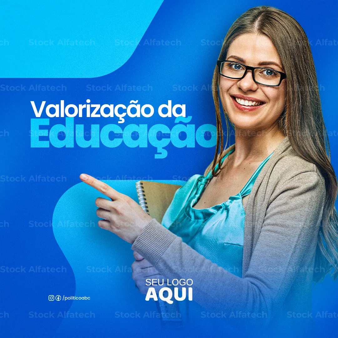 Psd flyer 100% editável com mensagem de candidato para redes sociais