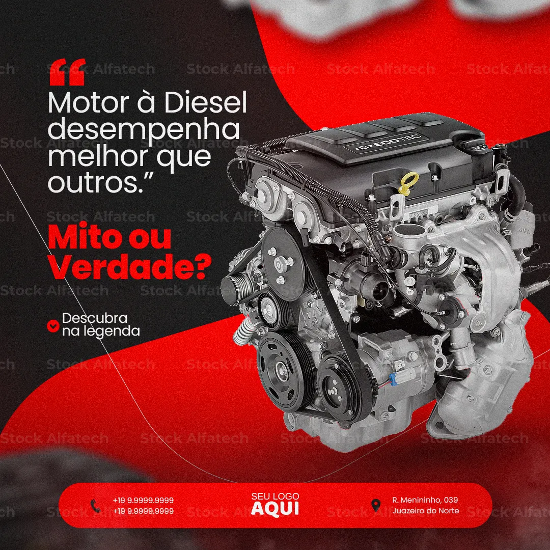 Motor a disel desempenha melhor que outros
