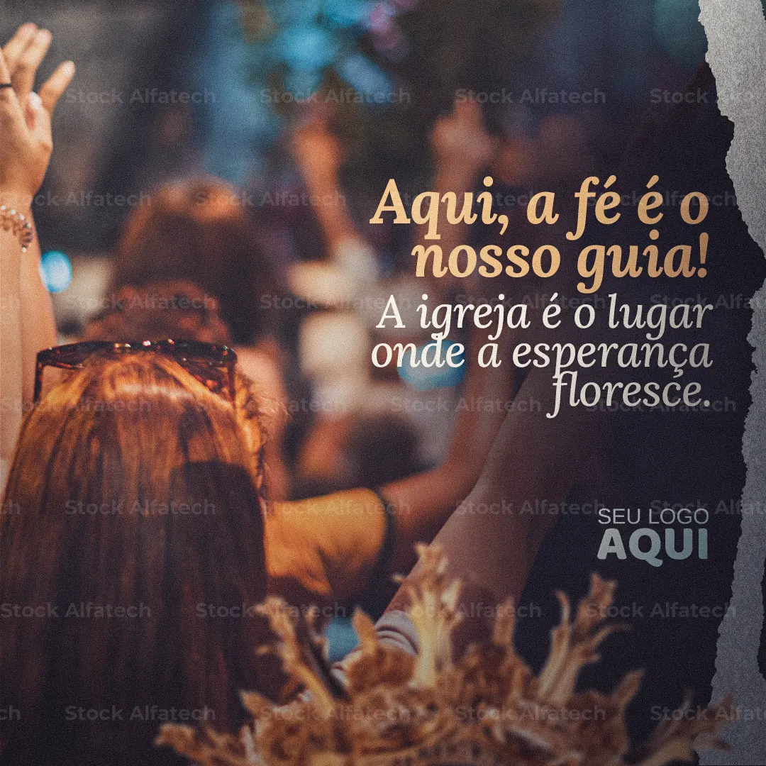 Encontro de fé na paróquia em Psd flyer 100% editável