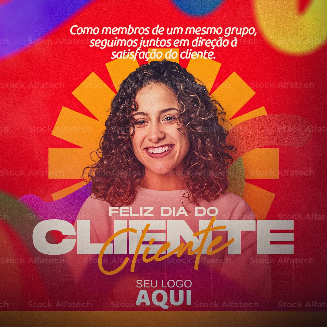 Dia do Cliente com oferta especial em Psd flyer 100% editável