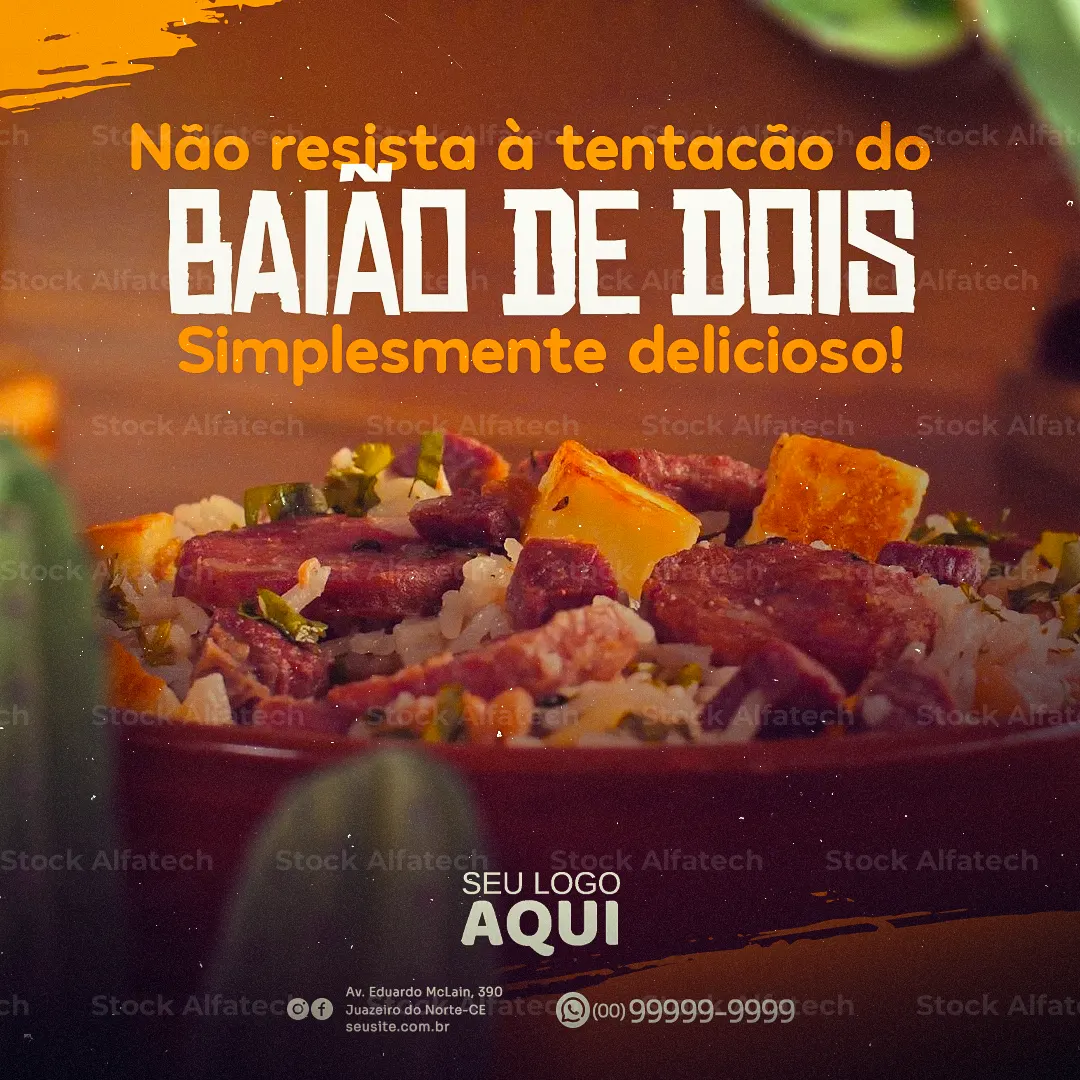 Comida regional para todos os gostos — Psd flyer 100% editável