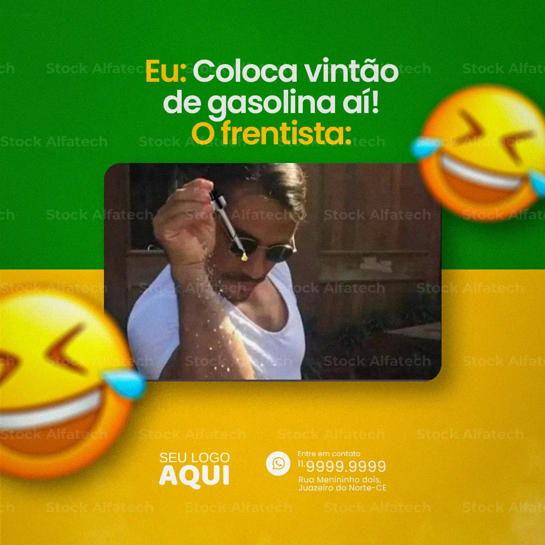 Posto de gasolina com atendimento rápido — Psd flyer 100% editável