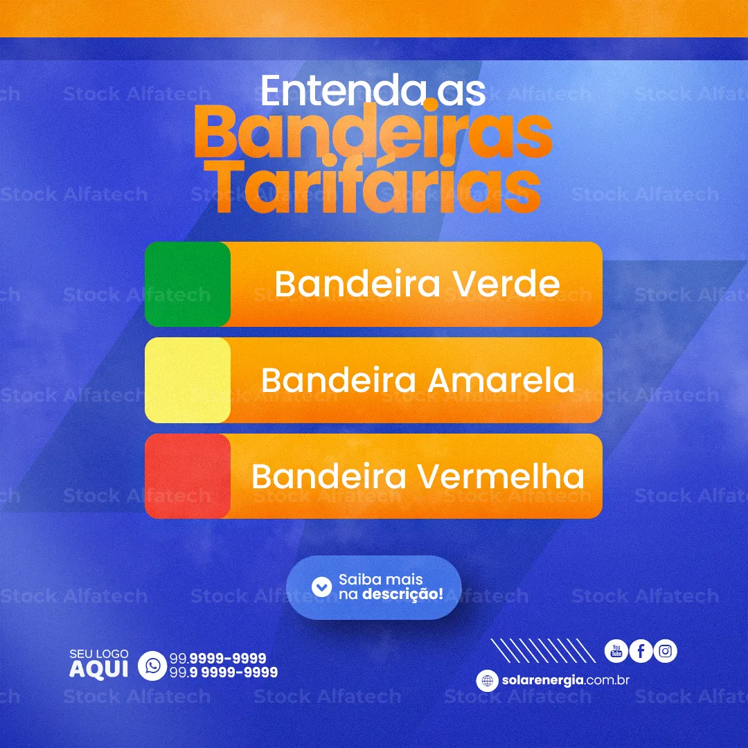 Faça sua simulação de energia solar — Psd flyer 100% editável
