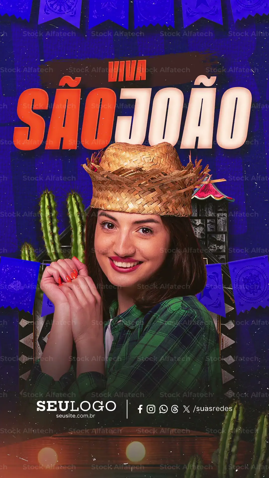 Storys Viva São João Ensaio Caipira Festa Junina After Effects Projeto 100% Editável