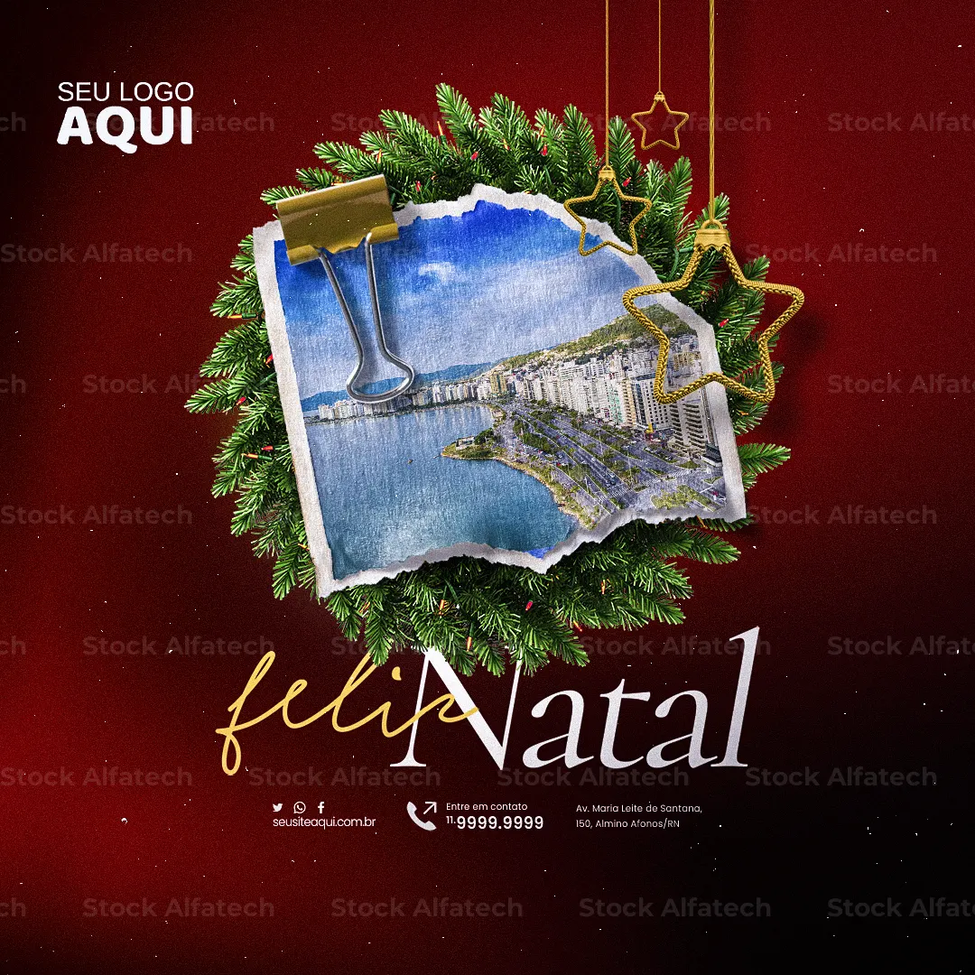Natal com brilho e esperança — Psd flyer 100% editável