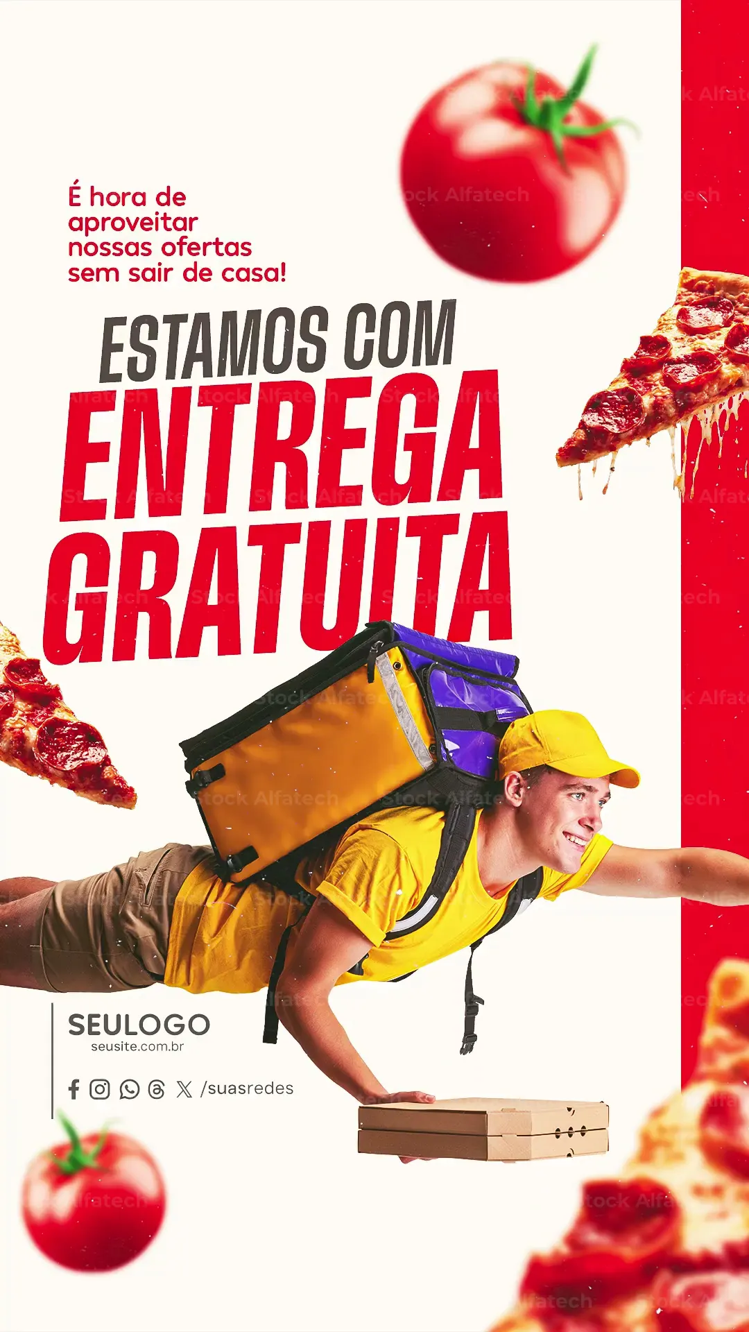 Reels Quintou com Entrega Gratuita Delivery After Effects Projeto 100% Editável
