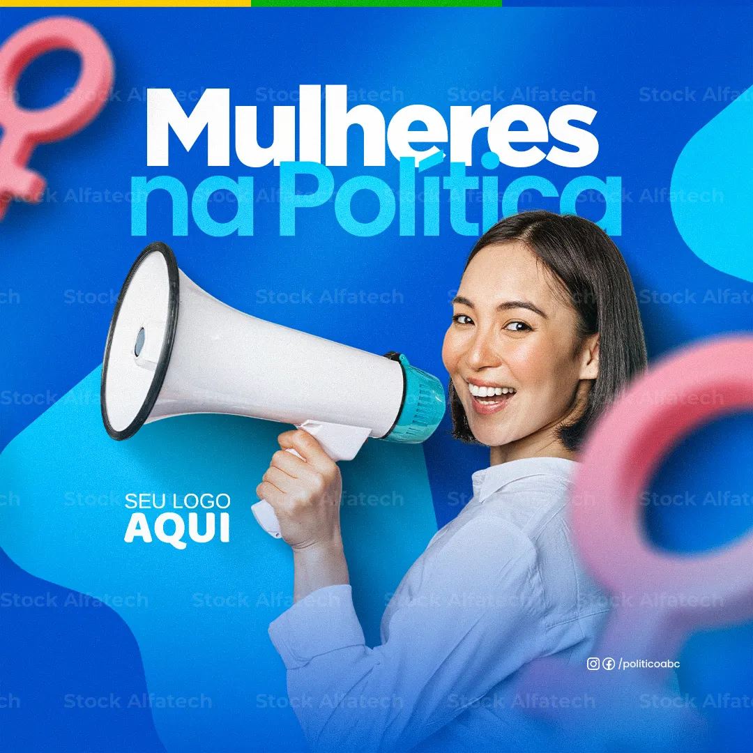 Campanha política com visual profissional — Psd flyer 100% editável