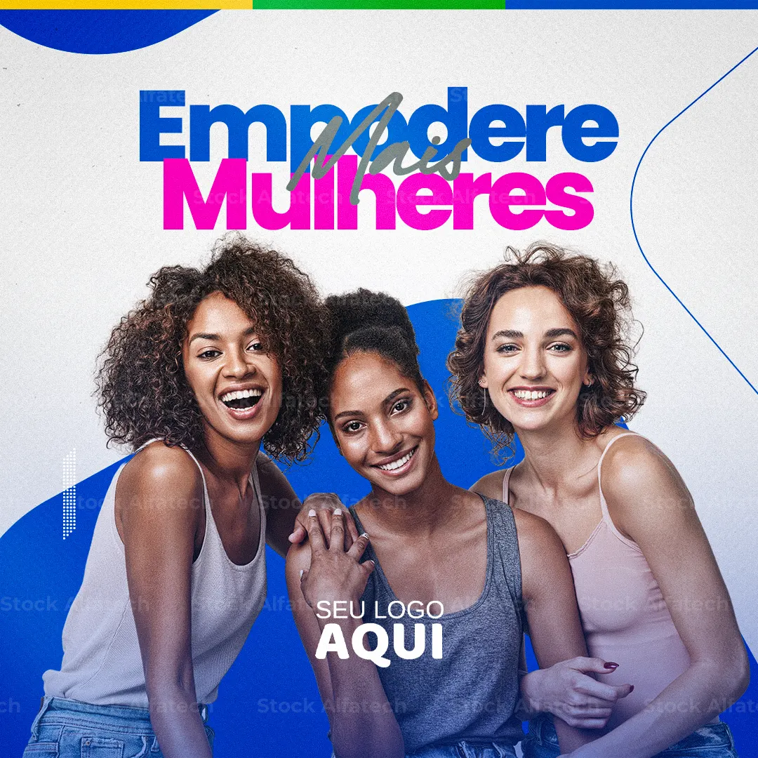 Sou candidato com mensagem institucional em Psd flyer 100% editável