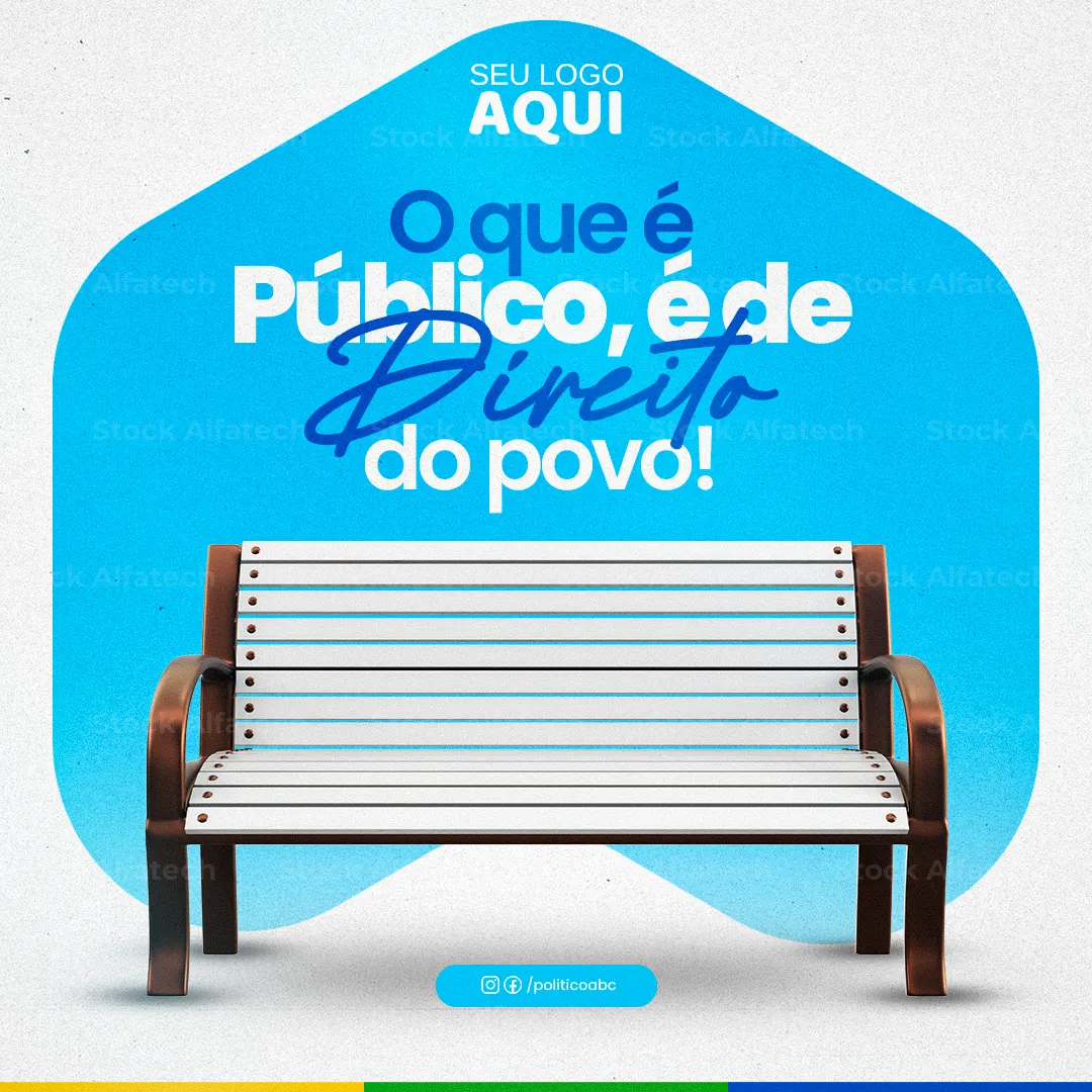 Política feita com responsabilidade — Psd flyer 100% editável
