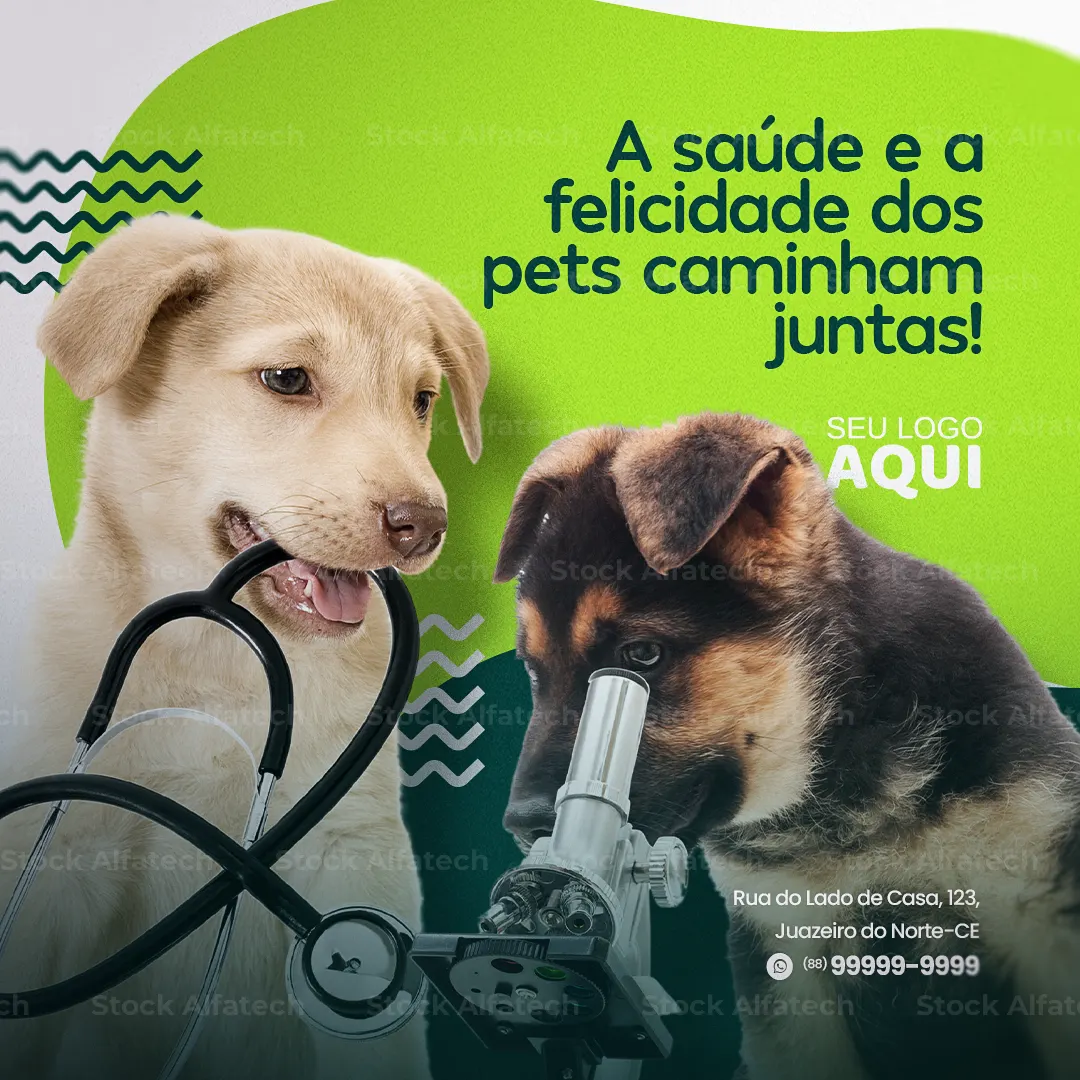 Psd flyer 100% editável para campanha de vacinação animal