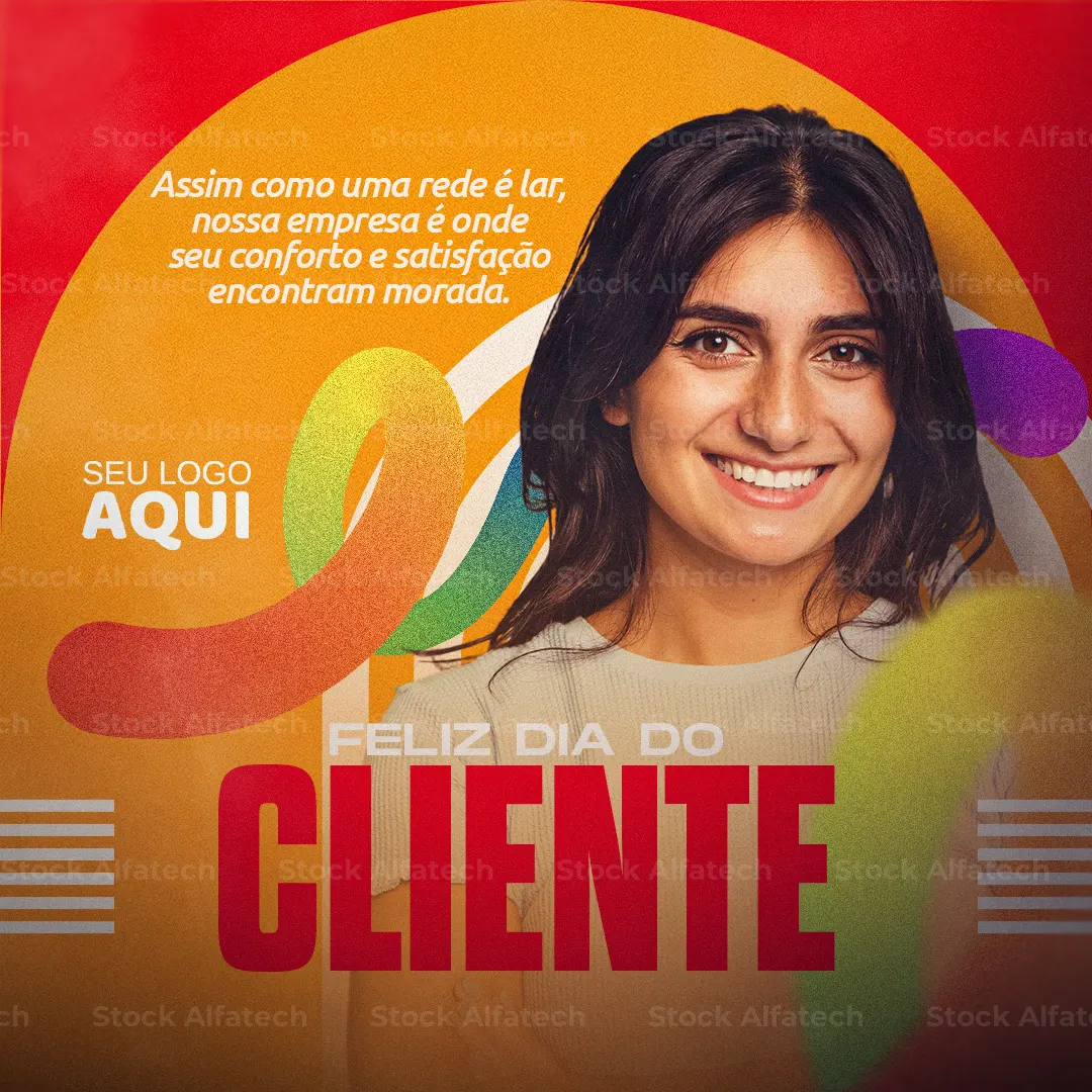 Dia do Cliente para comércio e loja — Psd flyer 100% editável