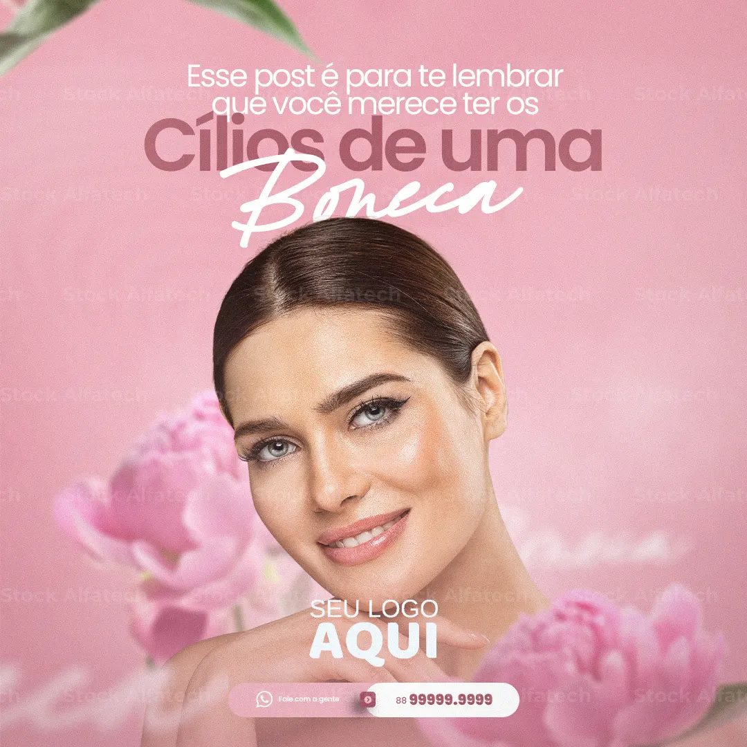 Dia de renovar suas unhas com manicure — Psd flyer 100% editável