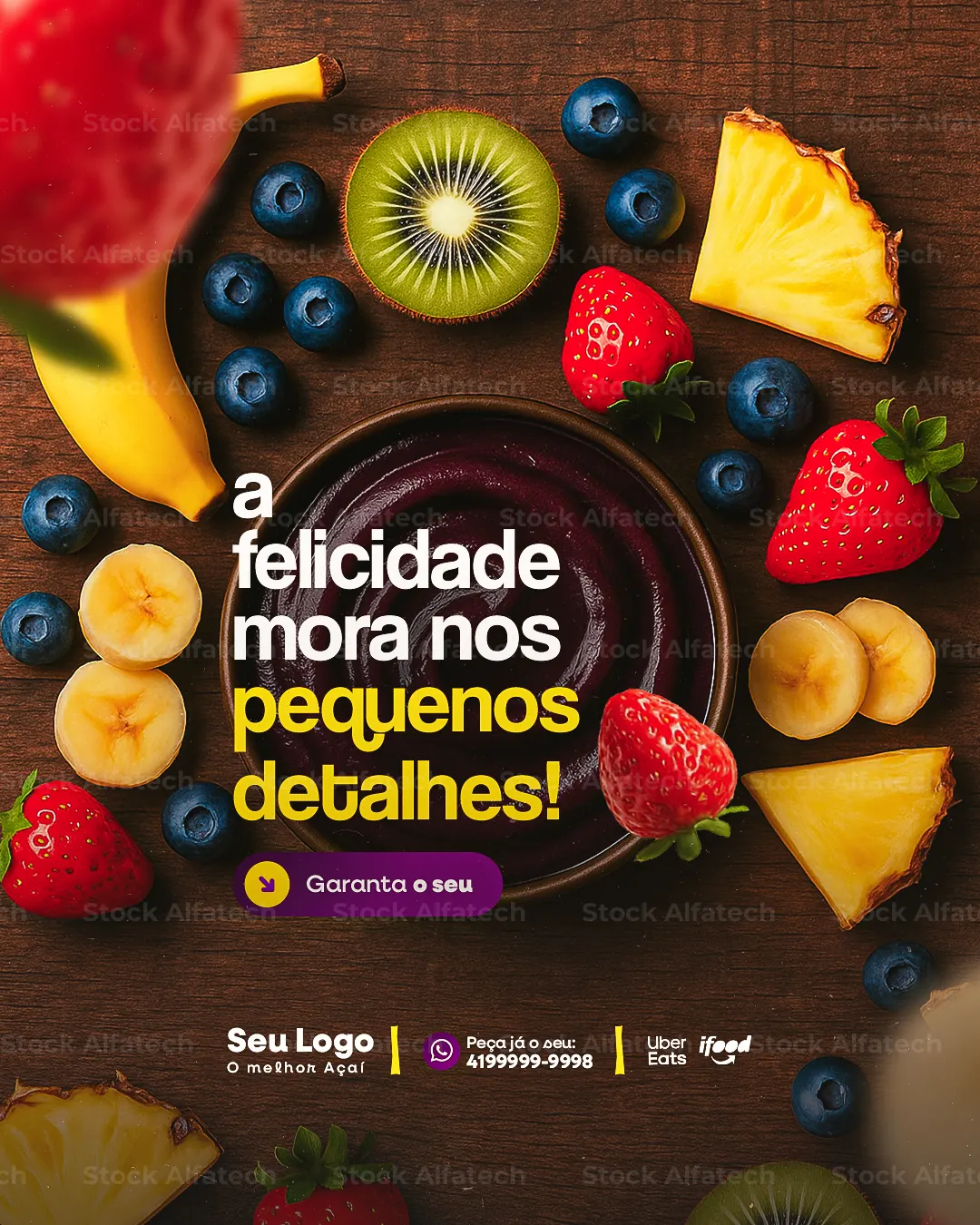 Explosão tropical de sabores com açaí geladinho para refrescar seu dia