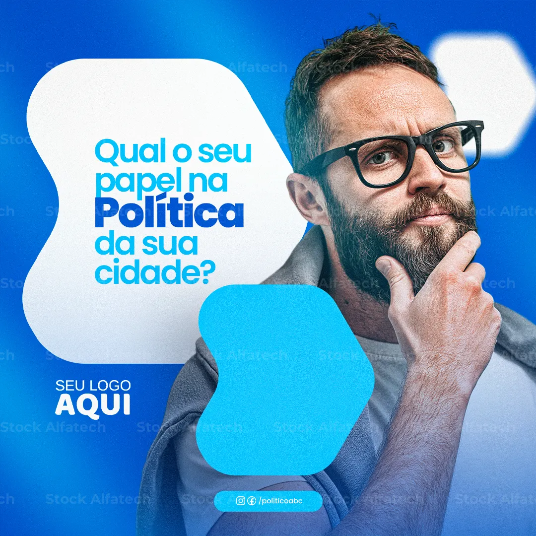 Psd flyer 100% editável para campanha de candidato com mensagem de avanço