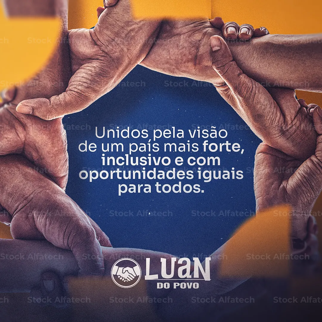 Campanha política com confiança e esperança em Psd flyer 100% editável