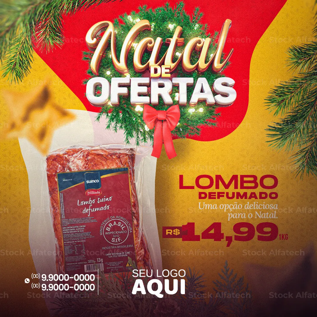 Compras de Natal com preço baixo em Psd flyer 100% editável