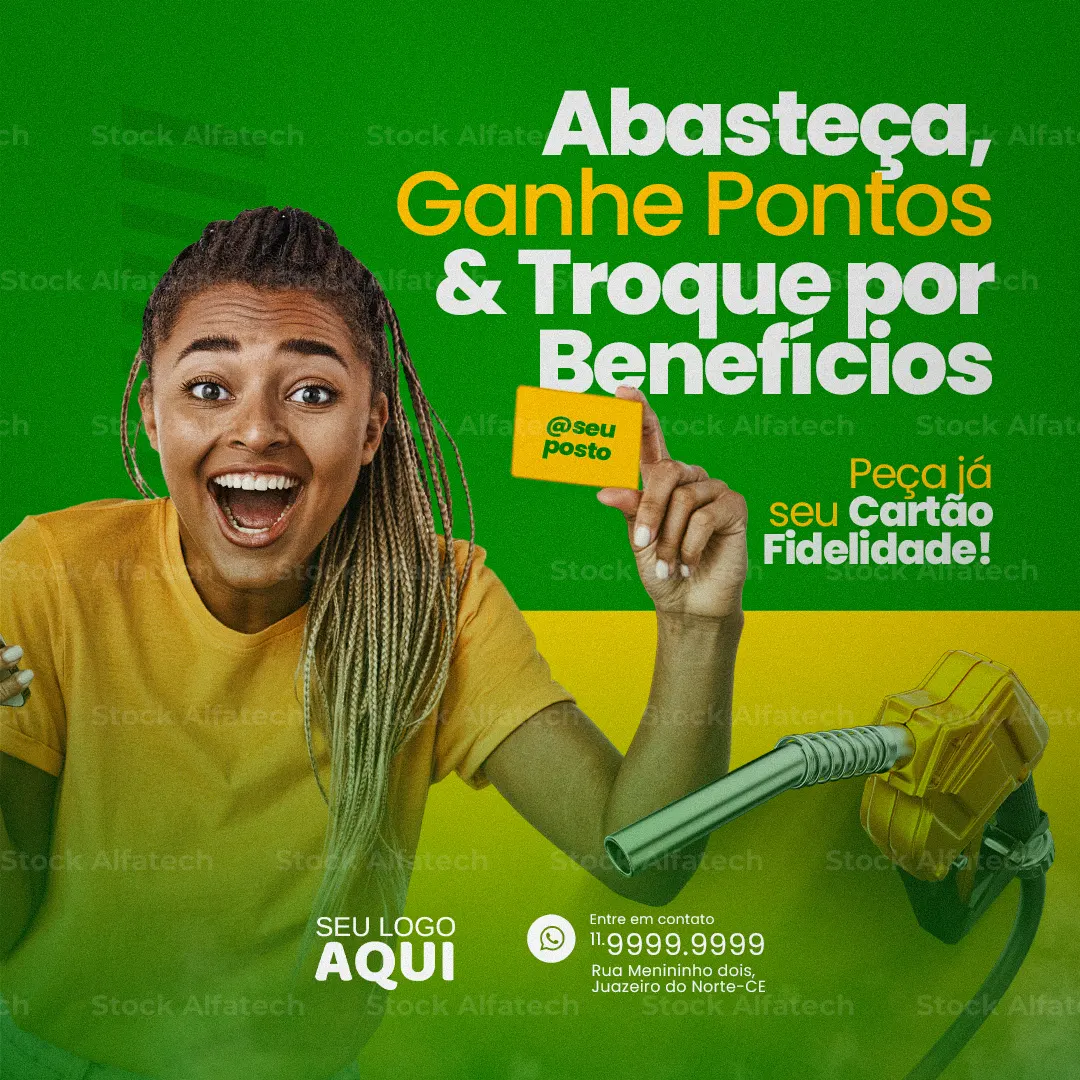 Promoção de gasolina para encher o tanque — Psd flyer 100% editável
