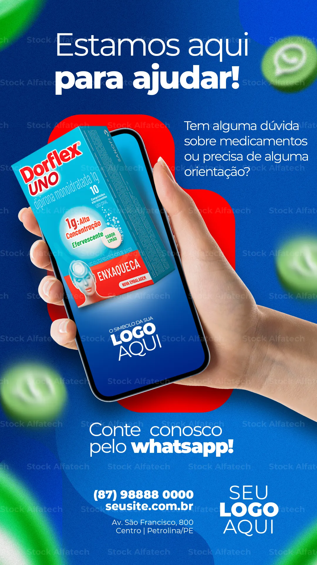 Oferta especial para farmácia — Psd flyer 100% editável