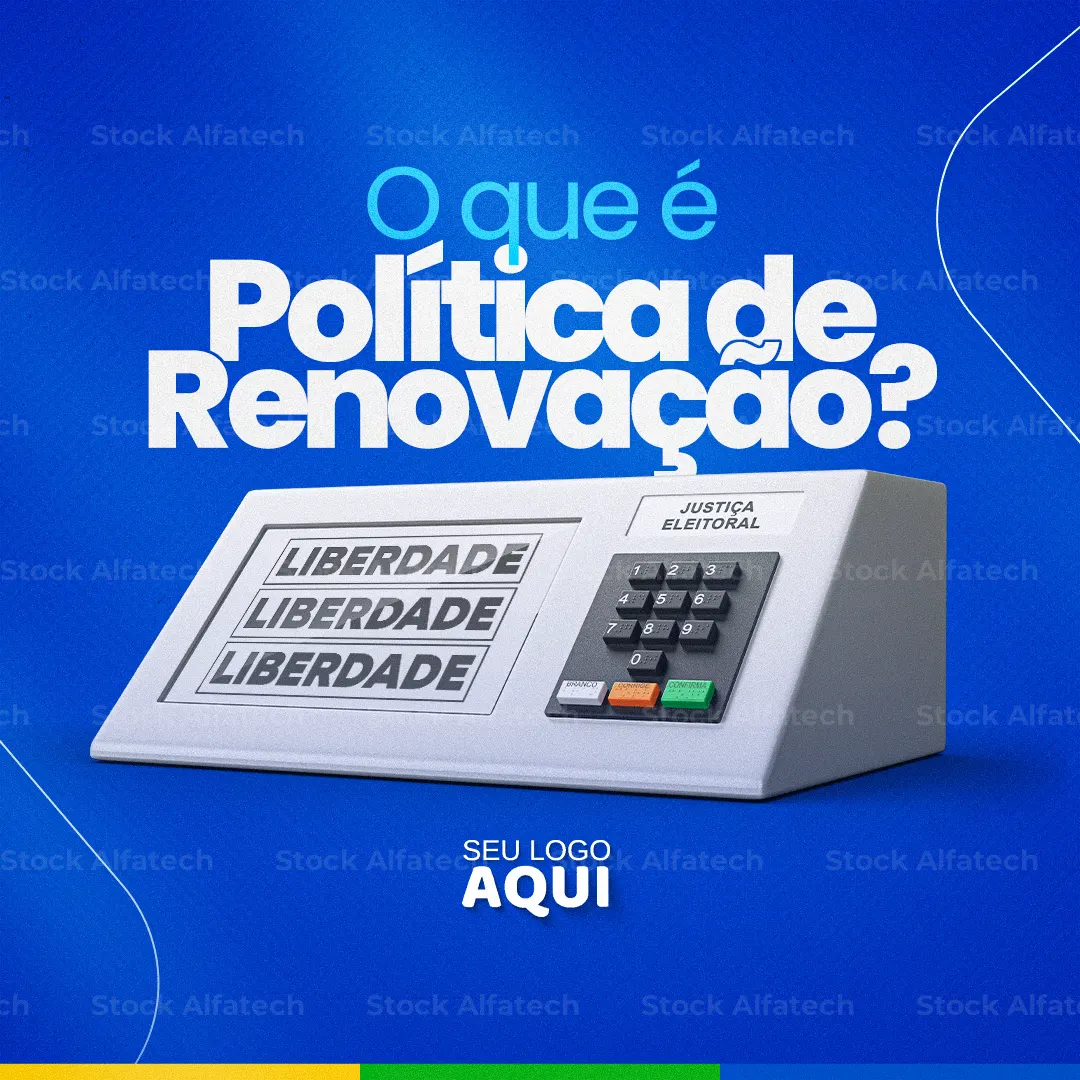 Arte eleitoral para apresentação de candidato — Psd flyer 100% editável