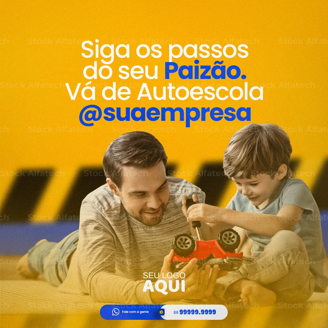 Siga os passos do seu paisão
