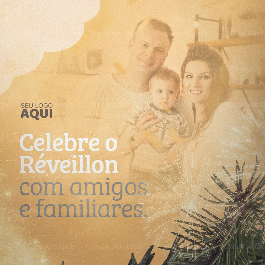 Réveillon premium com festa especial — Psd flyer 100% editável