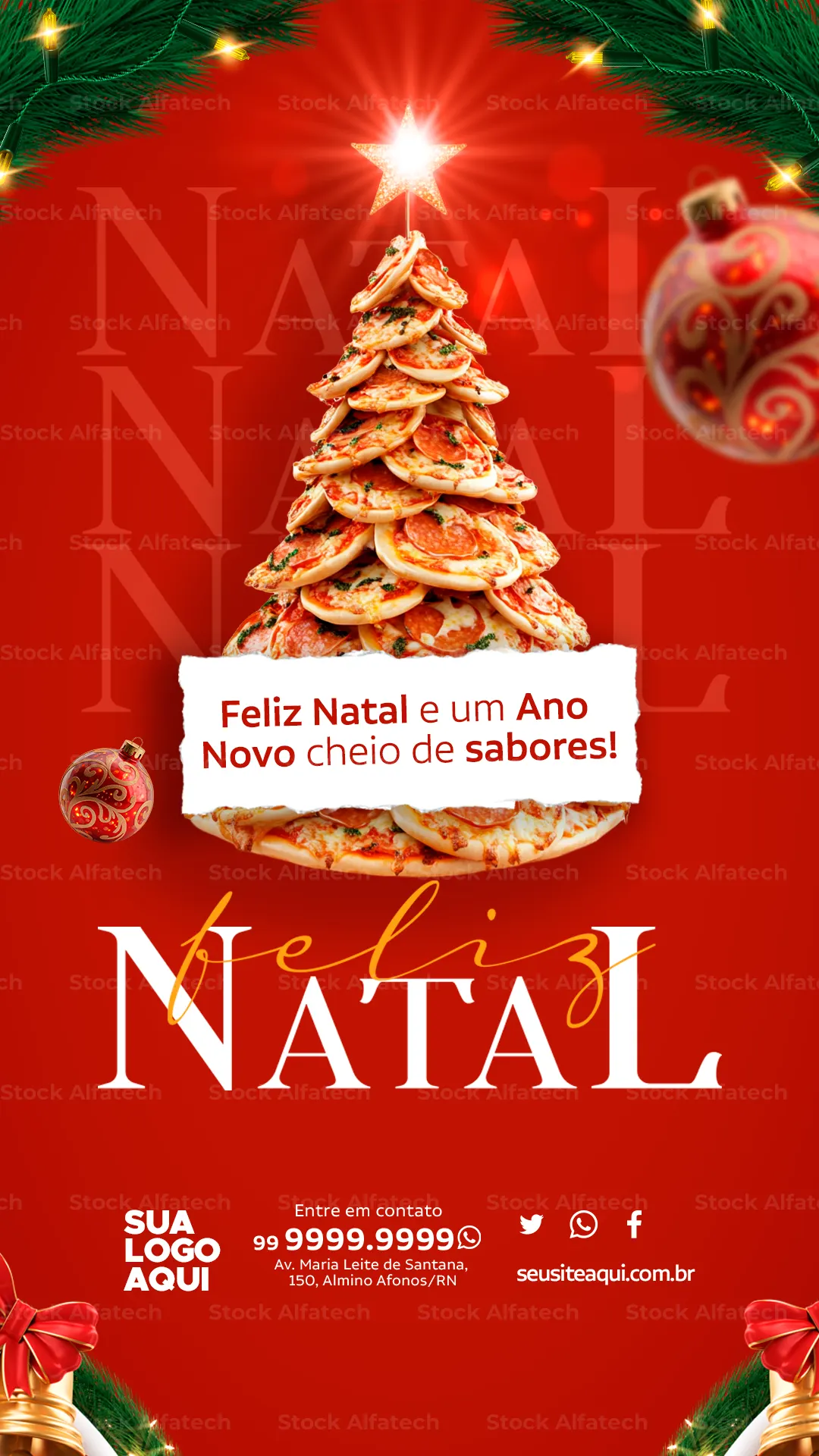 Oferta especial de pizza para Stories — Psd flyer 100% editável