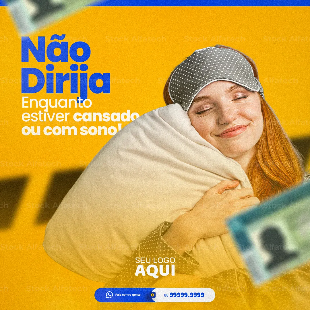 Não dirija enquanto estiver cansado