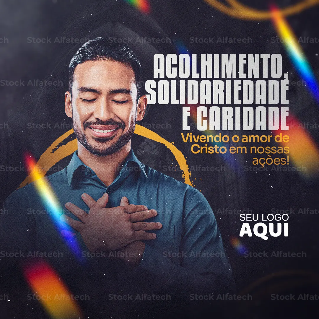 Festa do padroeiro da paróquia em Psd flyer 100% editável