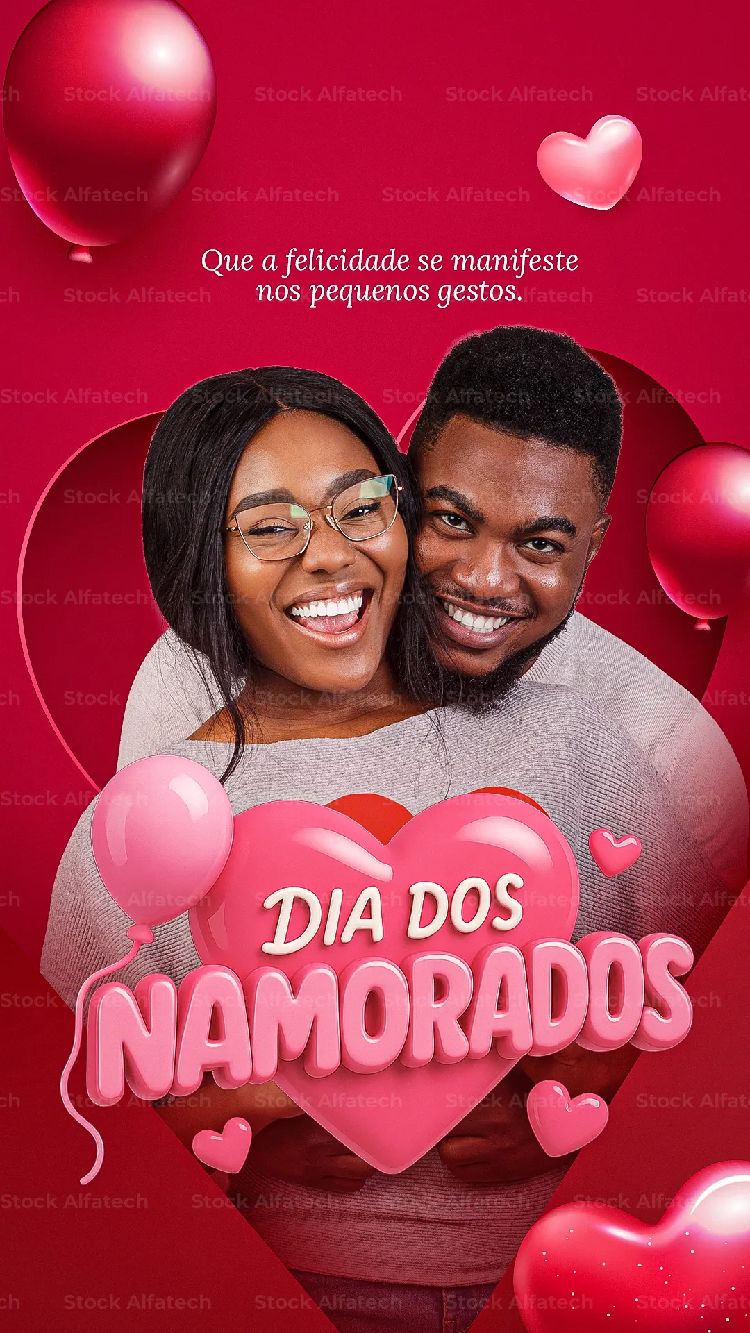 Psd flyer 100% editável para divulgação no Dia dos Namorados Stories