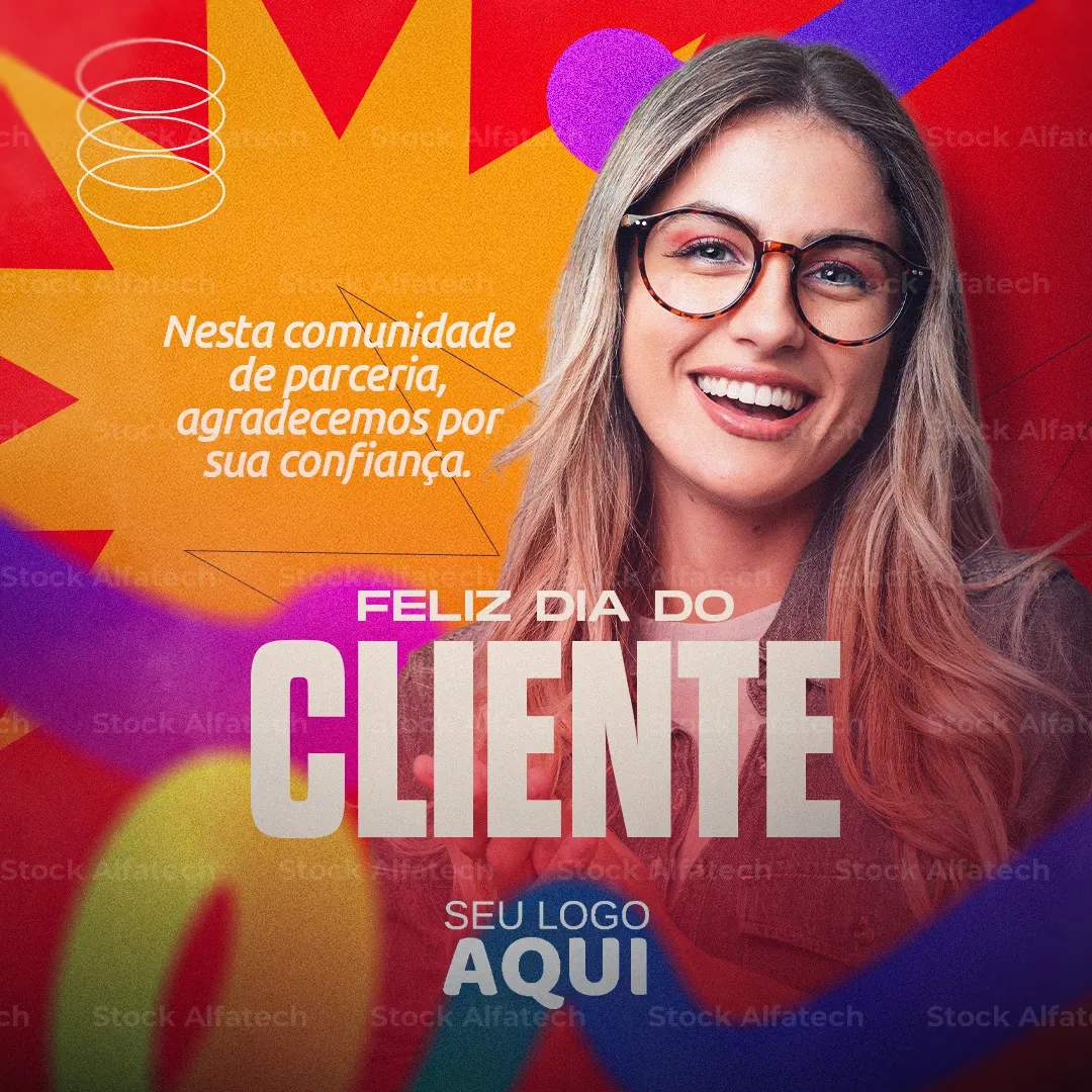 Psd flyer 100% editável para loja com promoção do Dia do Cliente