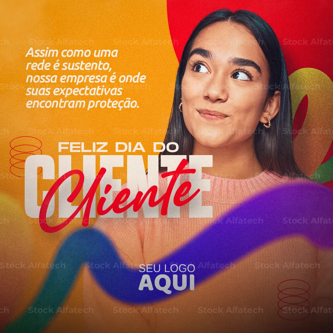 Cliente feliz volta sempre em Psd flyer 100% editável