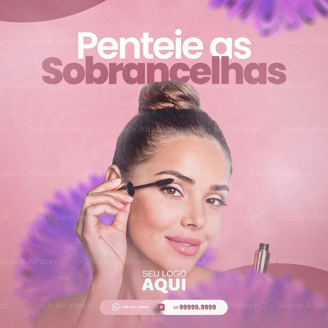 Agende seu horário de manicure em Psd flyer 100% editável