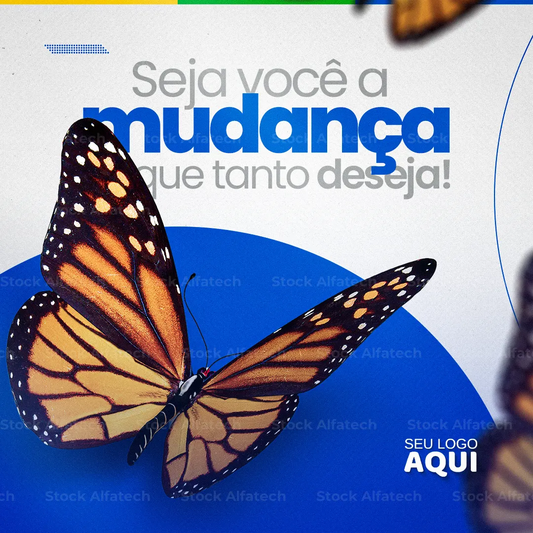 Candidato com mensagem de compromisso em Psd flyer 100% editável