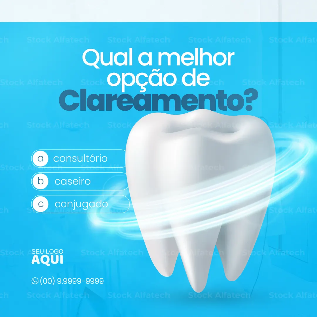 Sorriso saudável com atendimento de dentista em Psd flyer 100% editável